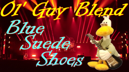 Blue suede shoes